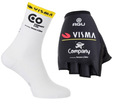 Team Visma Lease A Bike Sokken En Handschoen